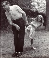 Marie-Jo Simenon da piccola col padre